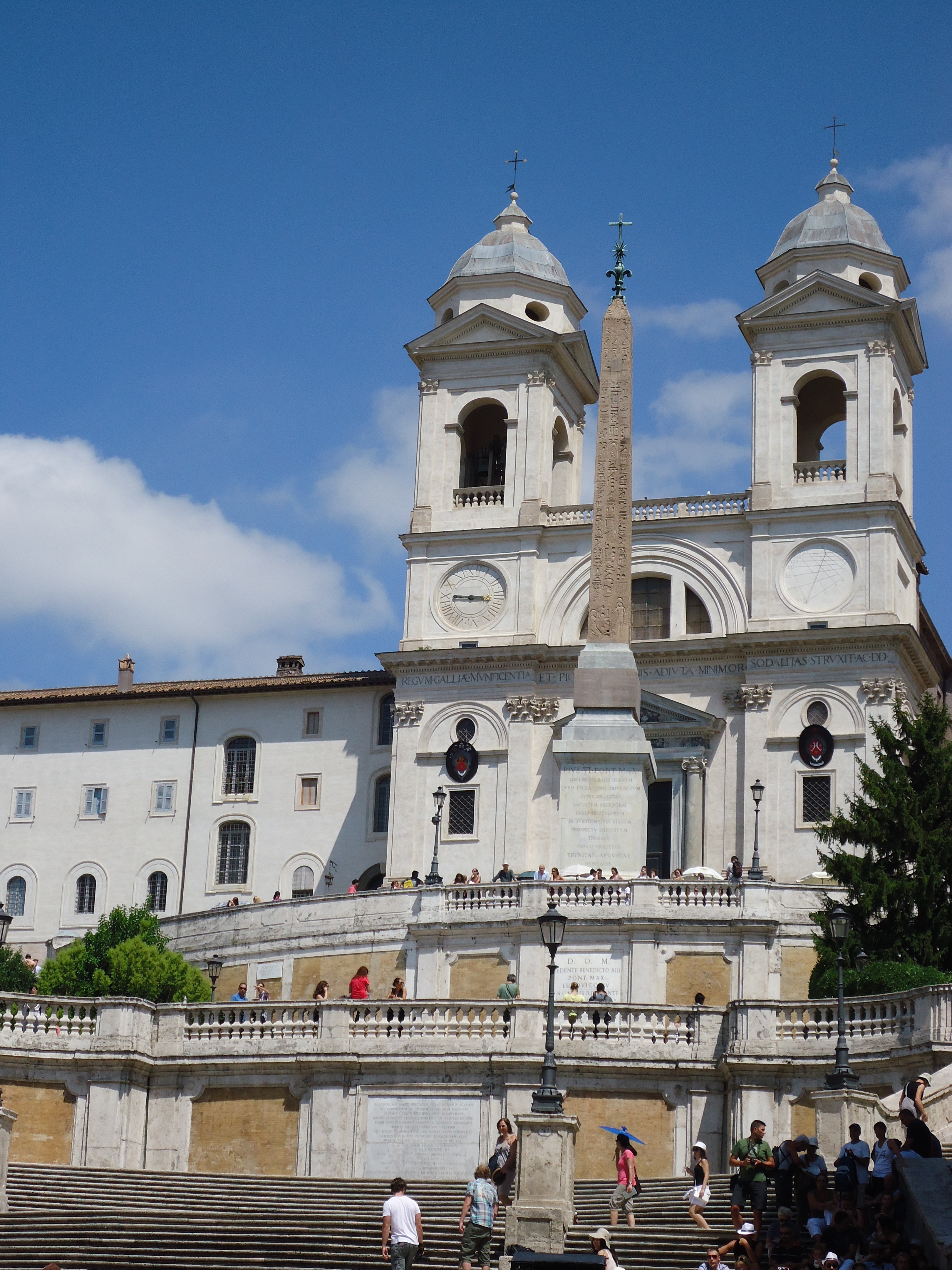 De Spaanse trappen in Rome