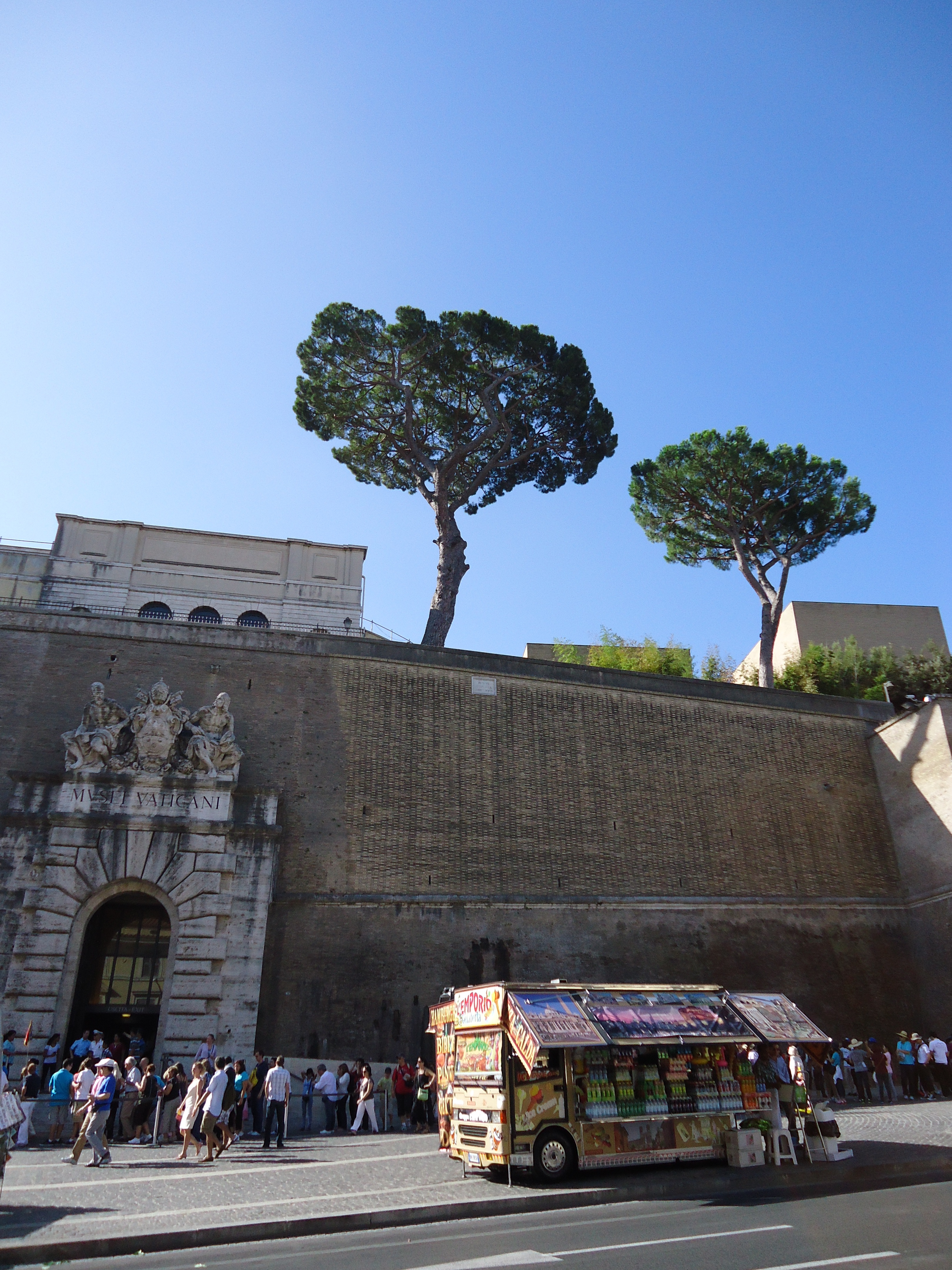 Ingang Vaticaans museum - Rome