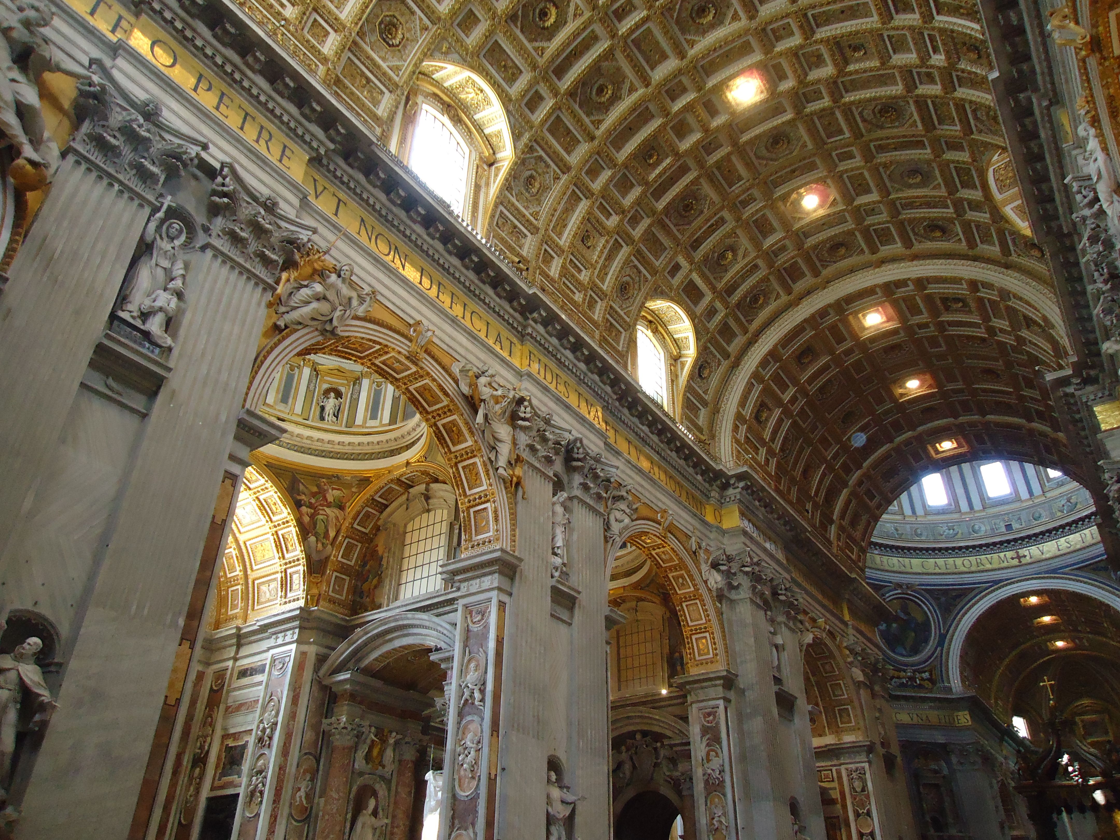 Schip van de Sint-Pietersbasiliek - Vaticaan - Rome