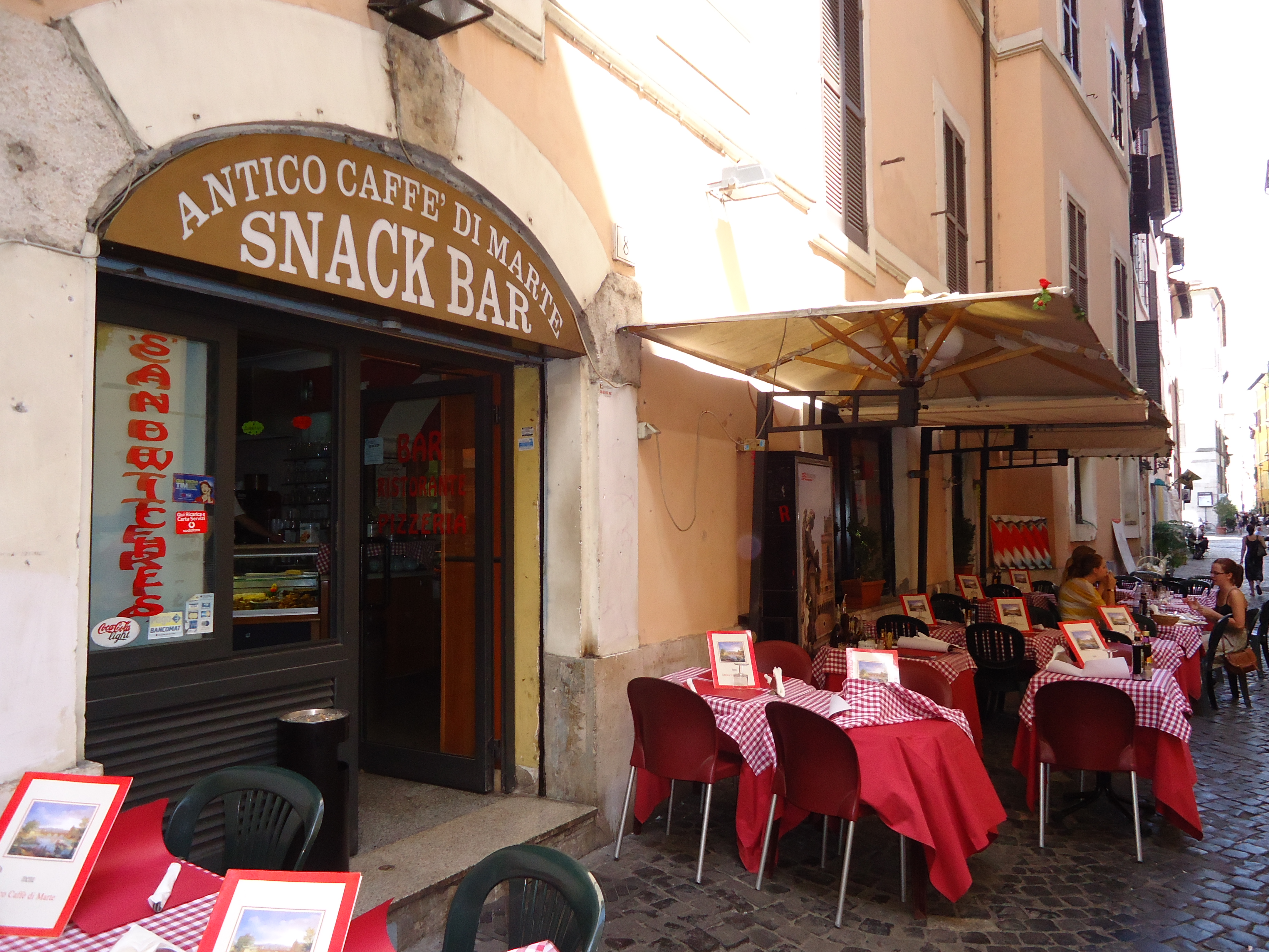 Antico Caffe Di Marte - Snack Bar - Restaurant - Engelenburcht - Engelenbrug - Tiber - Rome