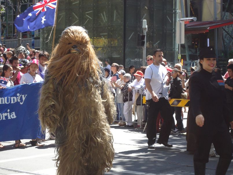 Australia Day Parade Melbourne - Chewbacca Star Wars