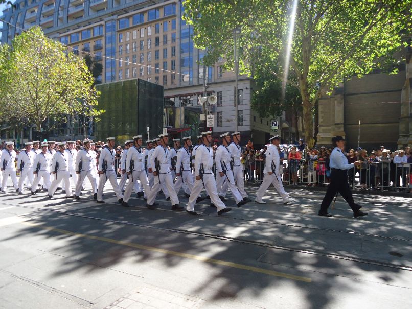 Australia Day Parade Melbourne - marine