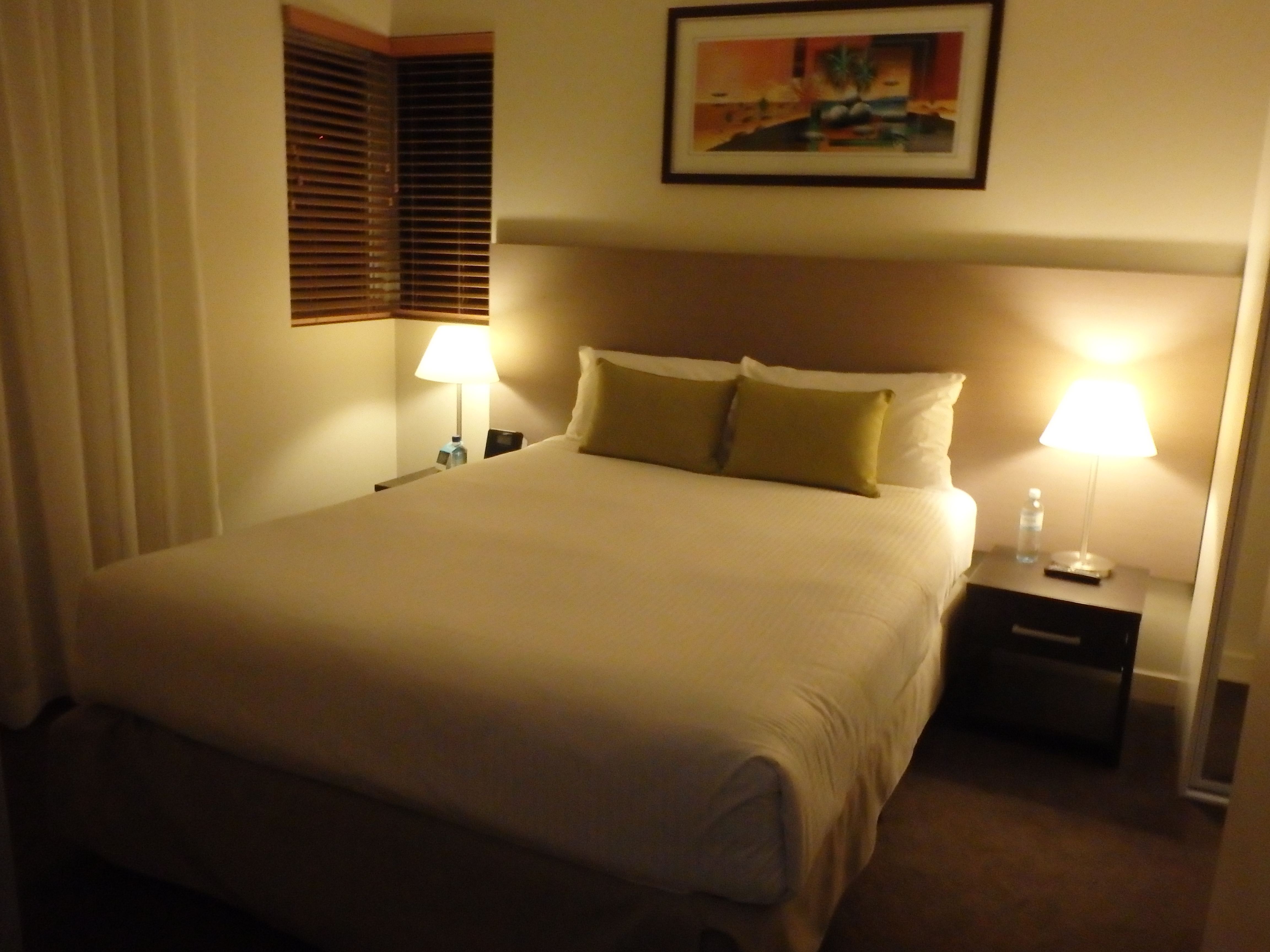 Slaapkamer Suite The Point hotel Brisbane