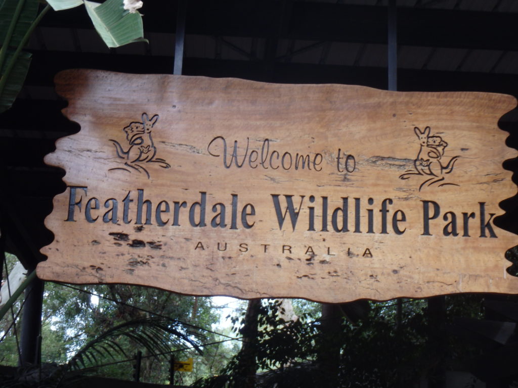 Toegangsbord Featherdale Wildlife Park