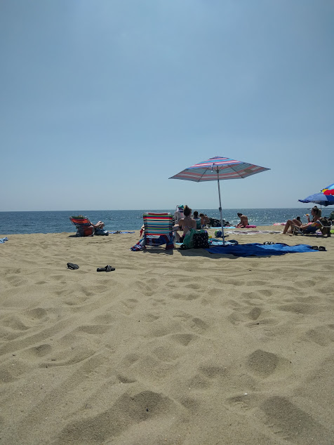 't zeetje, de kust, parasol, zee, strand