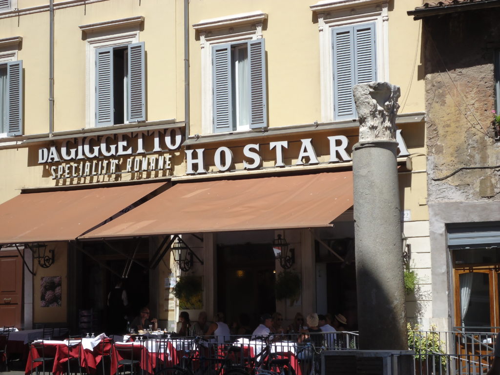 Restaurant Giggetto al Portico D’Ottavia - Rome