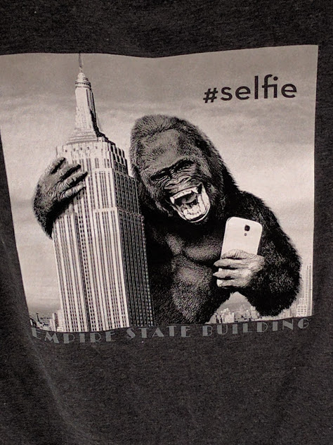 T-shirt King Kong selfie Empire State Building