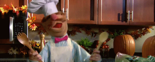 gif - muppets cook