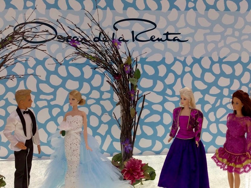 Barbie trouwtafereel Oscar de la Renta