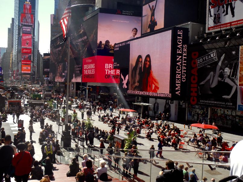 Times Square overdag