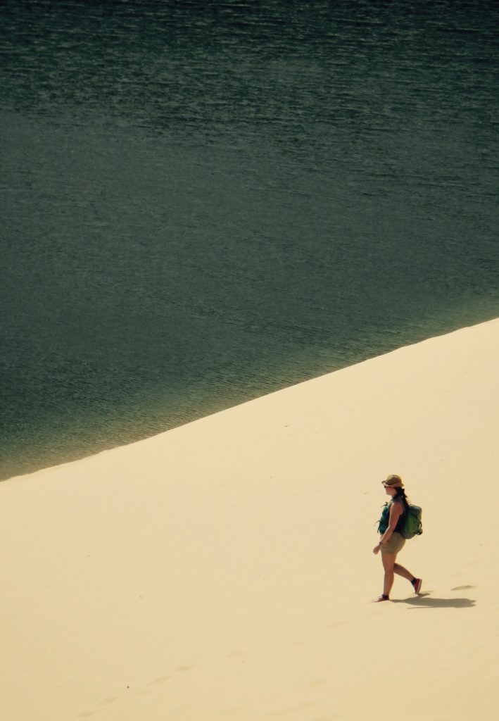 Lake Wabby & Hammerstone Sand Blow op Fraser Island