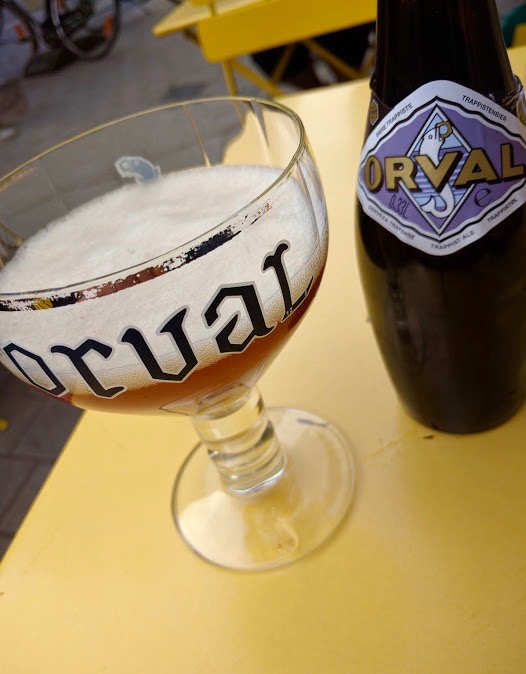 Orval bier - Belgisch bier - Terrasje - Brussel - Bxl