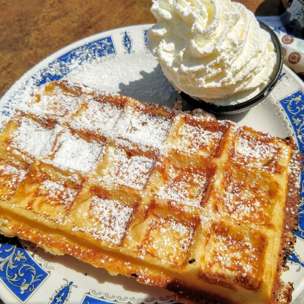 Brusselse Wafel met slagroom