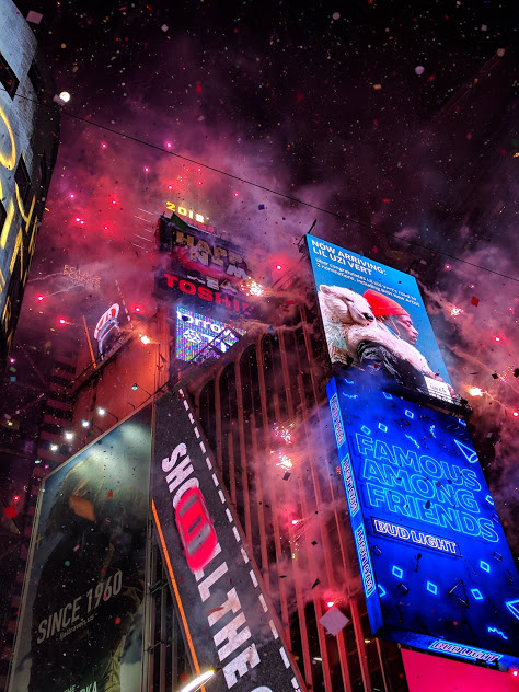 ball drop Times Square