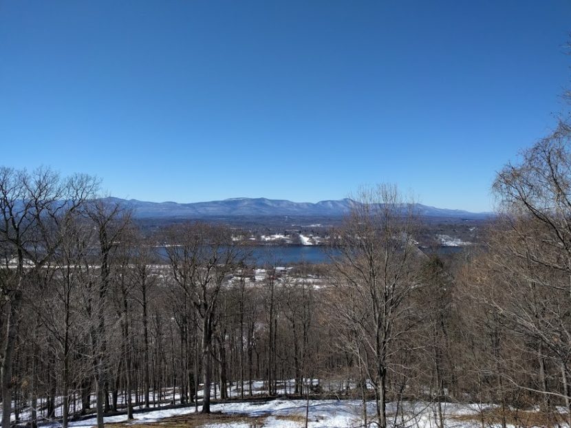 Zicht vanuit Olana op de Hudson, Upstate NY