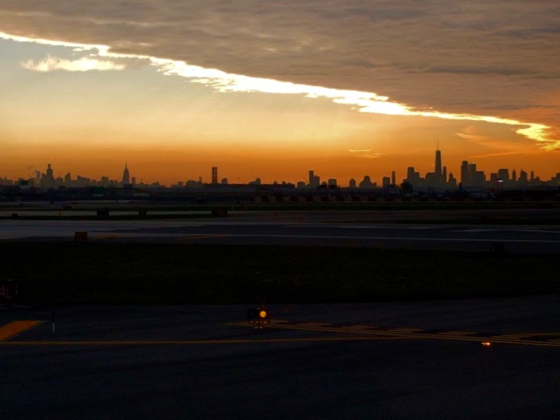 NYC skyline vanuit EWR