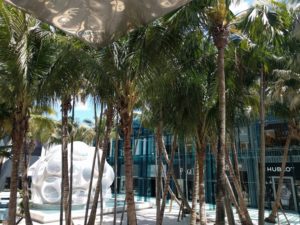 Palm Court in Design District in Miami