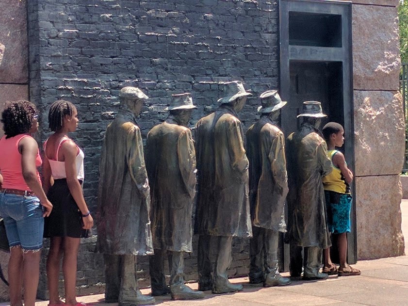 De Depressie - Franklin D. Roosevelt Memorial - Washington D.C.