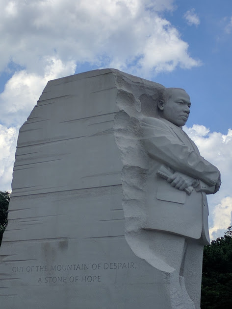 Out of the mountain of despair a stone of hope - Martin Luther King - Washington DC