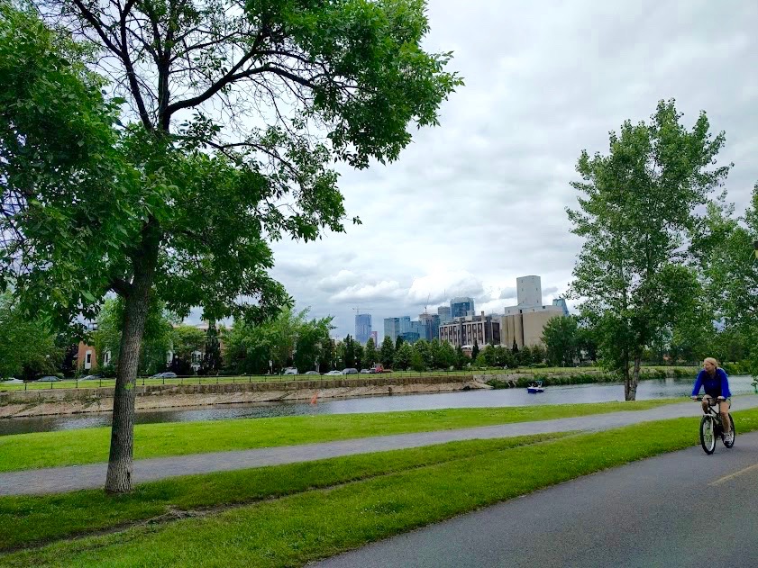 Fietspad aan Canal du Lachine