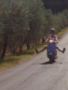 Met de Vespa door Toscane