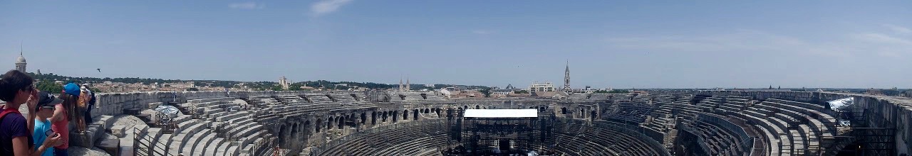 Arena van Nîmes panorama