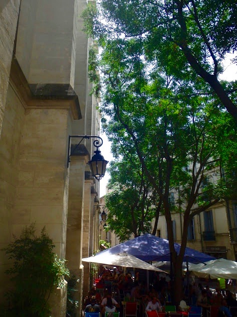 Saint-Anne, Montpellier, terrasjes en groen