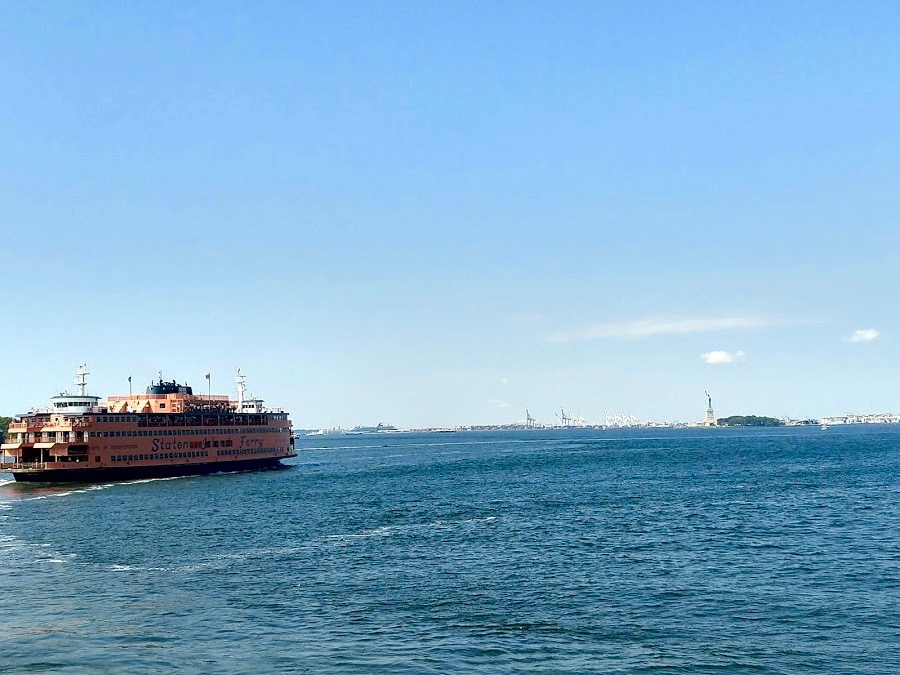 Staten Island ferry en het Vrijheidsbeeld