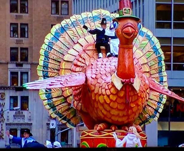 Kalkoen parade Thanksgiving