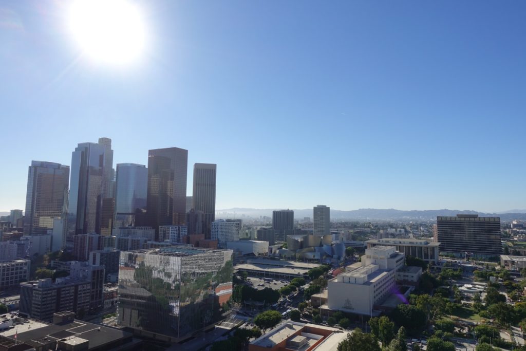 uitzicht vanuit City Hall, downtown LA