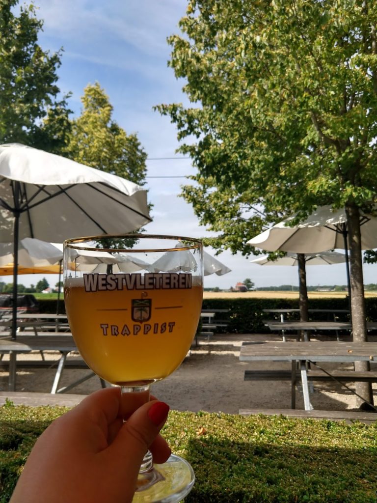 Westvleteren Blond, 6, terras In de Vrede, Westvleteren