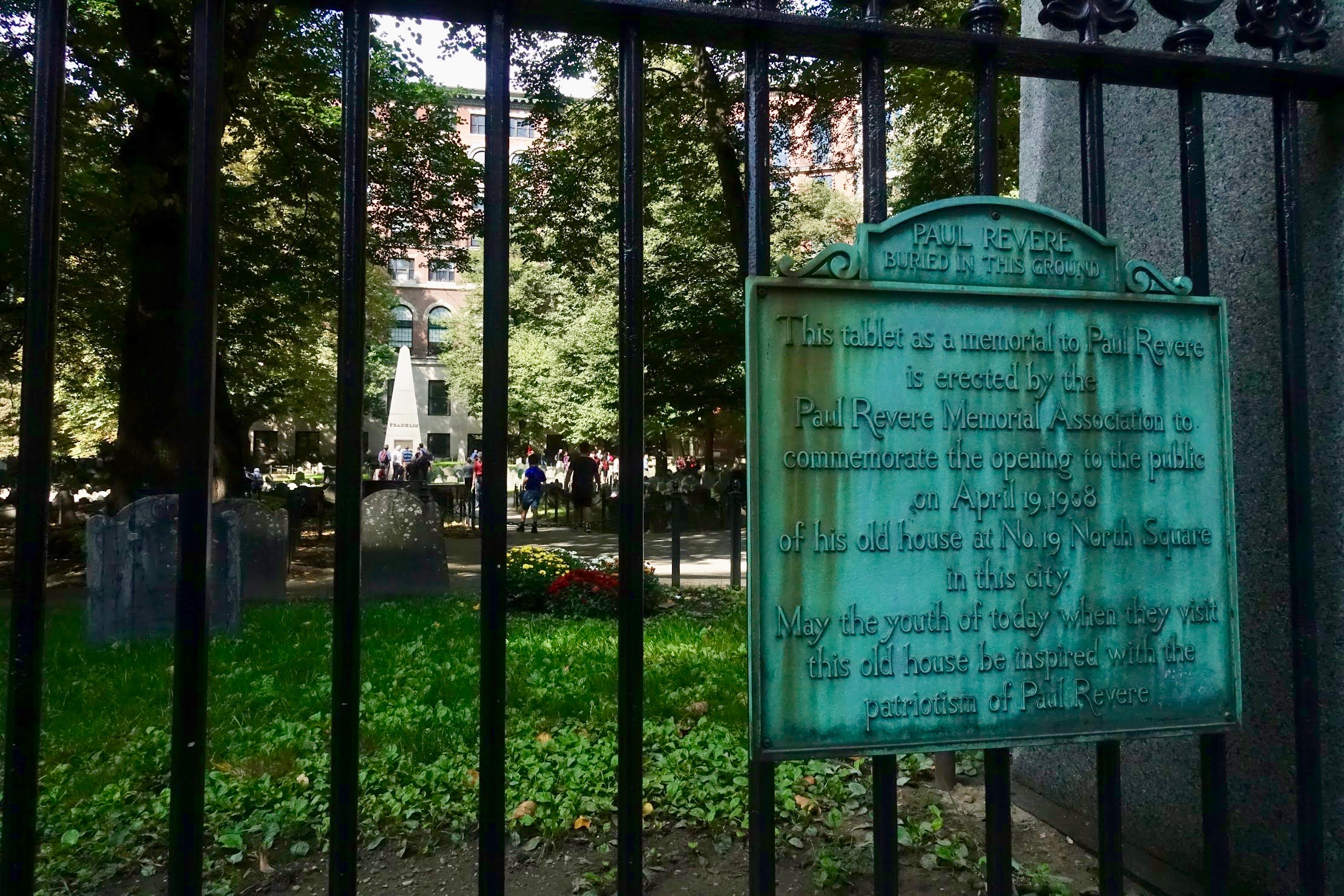 Paul Revere kerkhof Boston