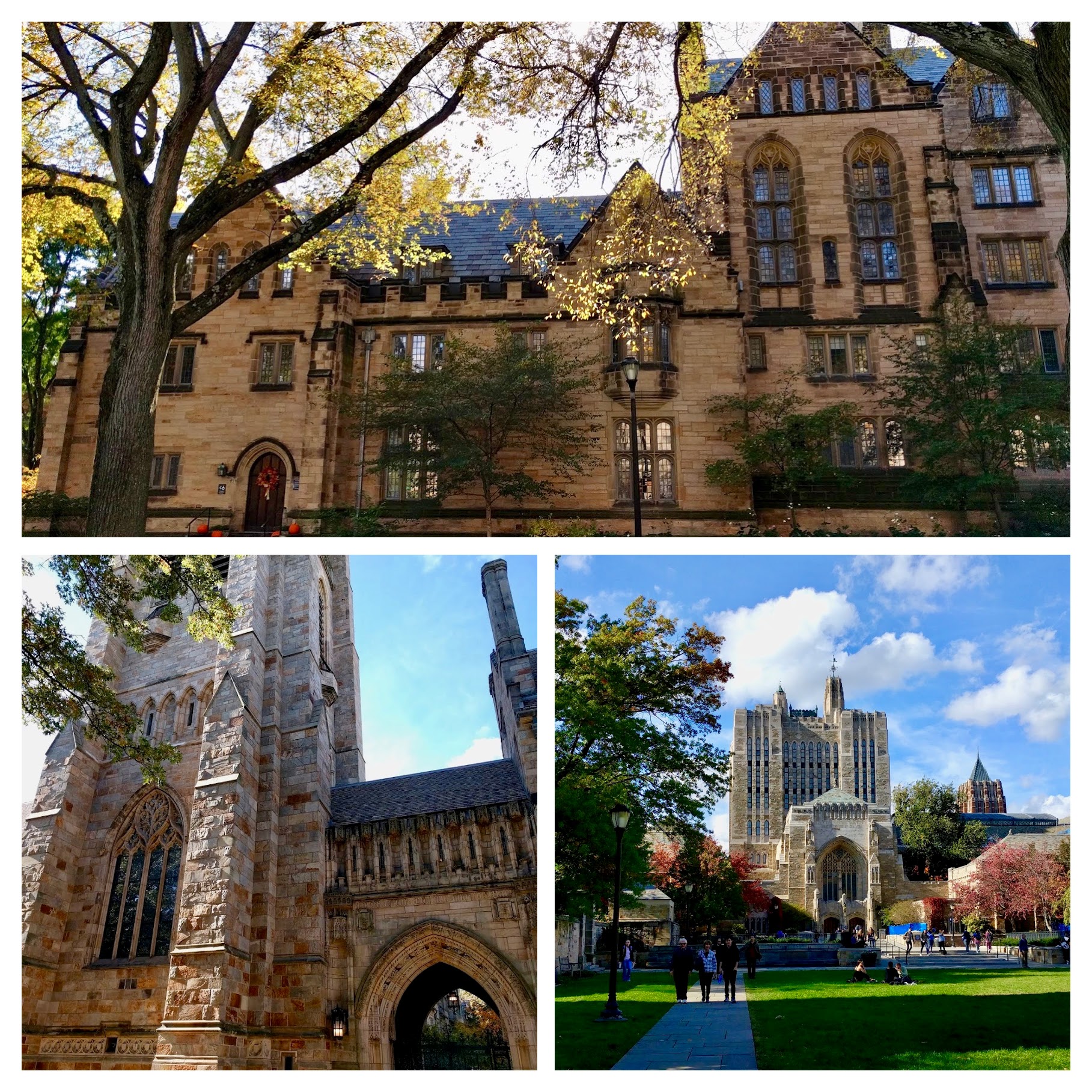 Yale campus in Connecticut