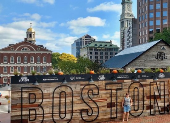 Boston, zicht op faneuil hall en south market