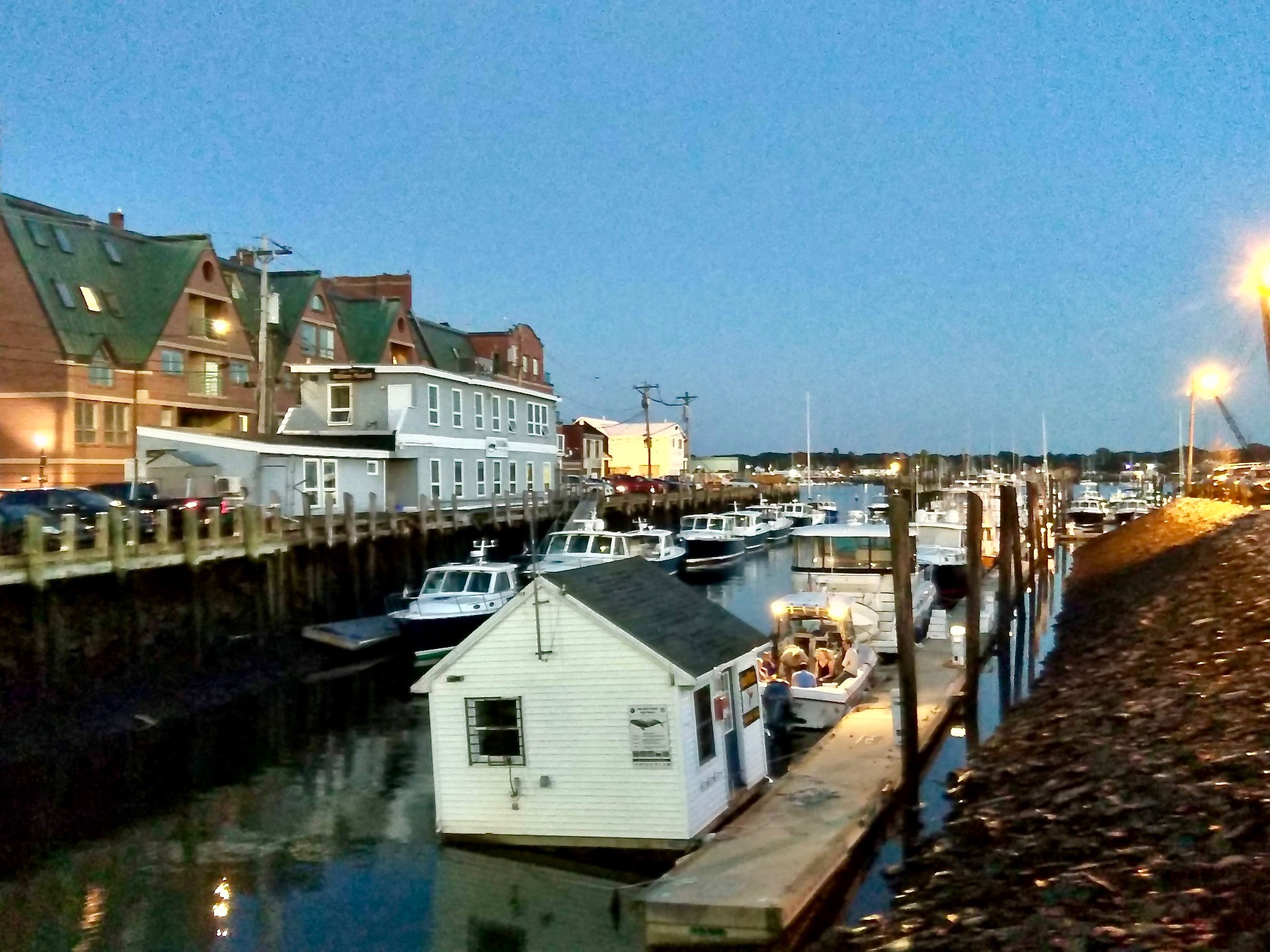 Haven in Portland by night