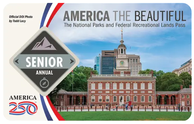 Independance Hall, Philadelphia on the America the Beautiful Senior Annual Pass