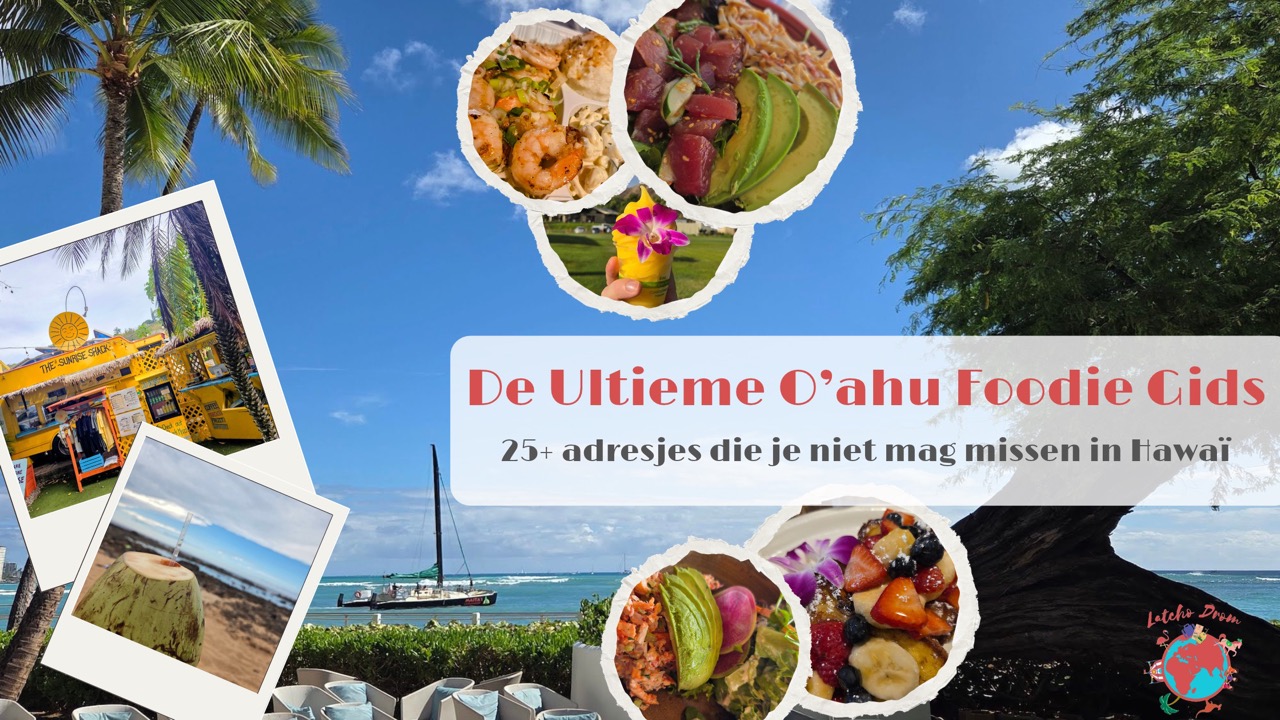 collage eten in O'ahu, Hawaï. Foodie gids.